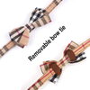 Wehao Plaid Cathaway Cat воротник с Bow Bell